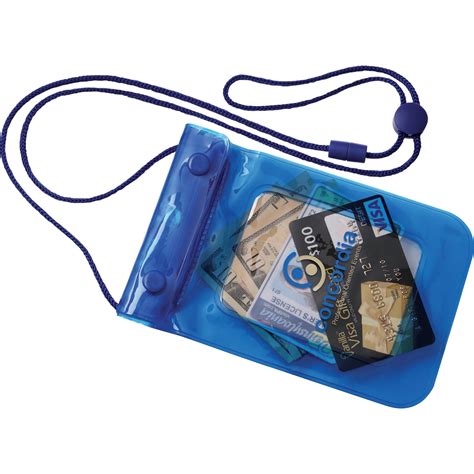 waterproof neck wallet with lanyard